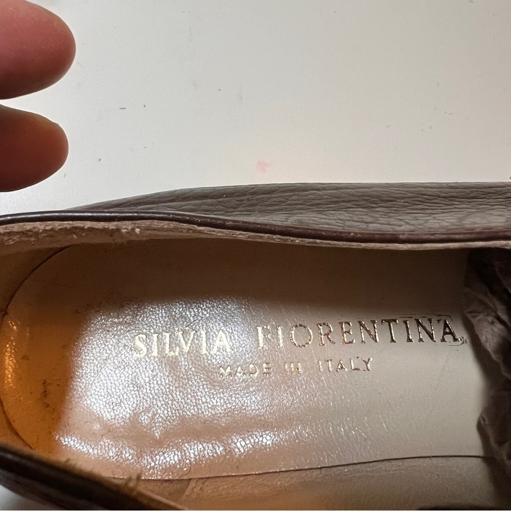 SILVIA FLORINTINA Lace up loafers. Made in Italy. Insole, outsole & lining - Picture 4 of 7